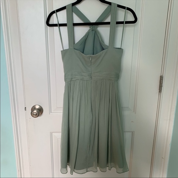 J. Crew Silk Chiffon Halter Sinclair Dress - Picture 6 of 7